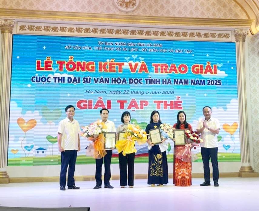 Lễ tổng kết và trao giải cuộc thi “Đại sứ văn hóa đọc” tỉnh Hà Nam năm 2025